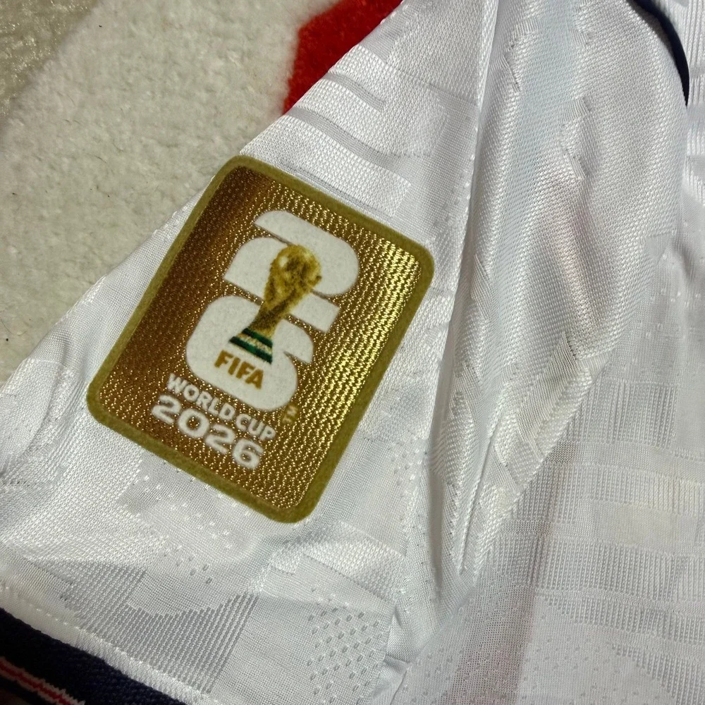 Nike England Harry Kane #9 Home Jersey White XL 2026 World Cup Patch